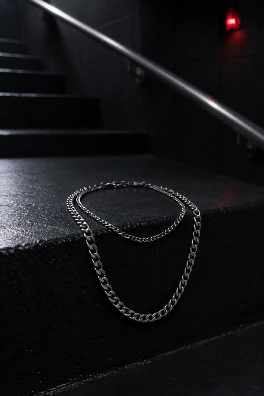 Doubleback Layered Chain Necklace — main product view