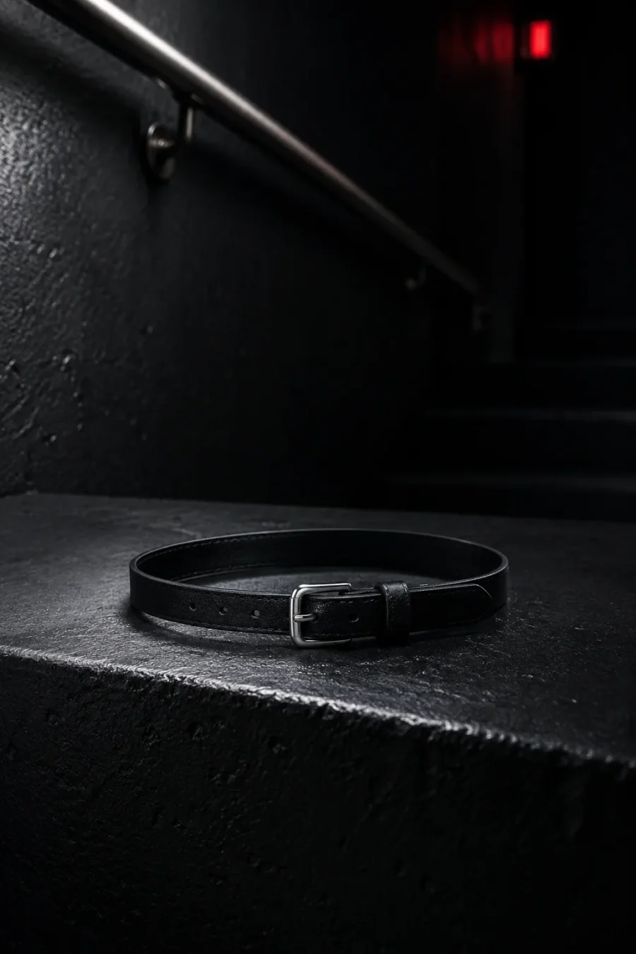 Faux Leather Buckle Choker — main product view