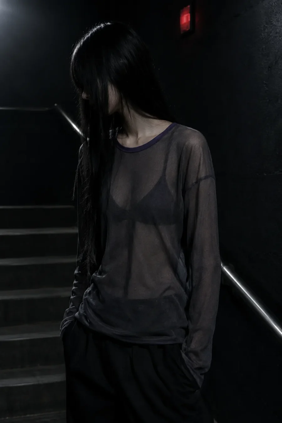 Halo Burn Sheer Mesh Layer Top — main product view