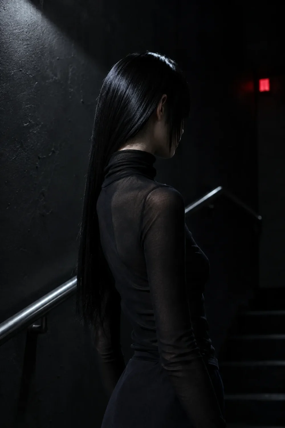 Nightcast Mesh Turtleneck
