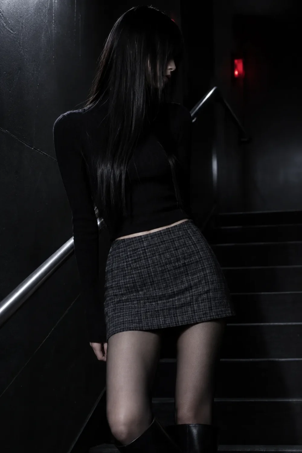 Halfshade Plaid Mini